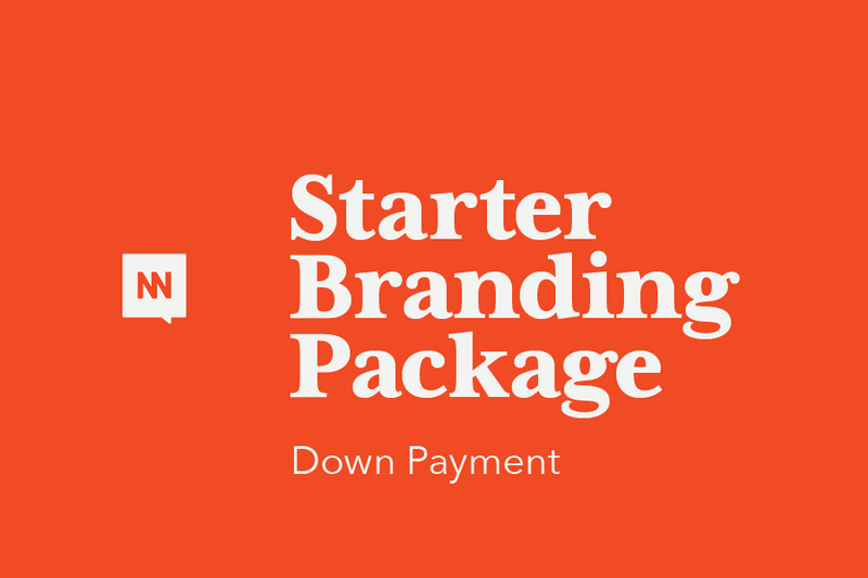 Starter Branding Package (down payment)